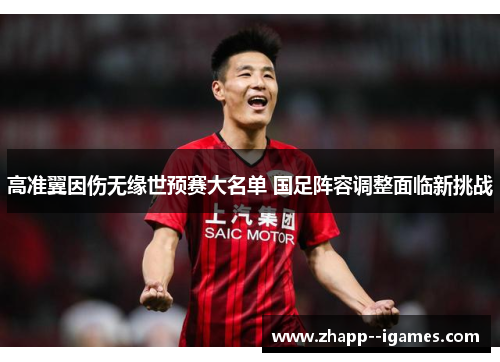 高准翼因伤无缘世预赛大名单 国足阵容调整面临新挑战